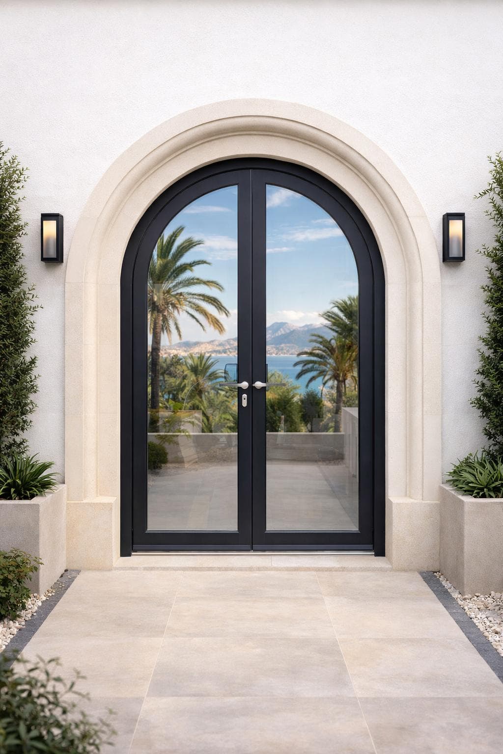 Safe room security door