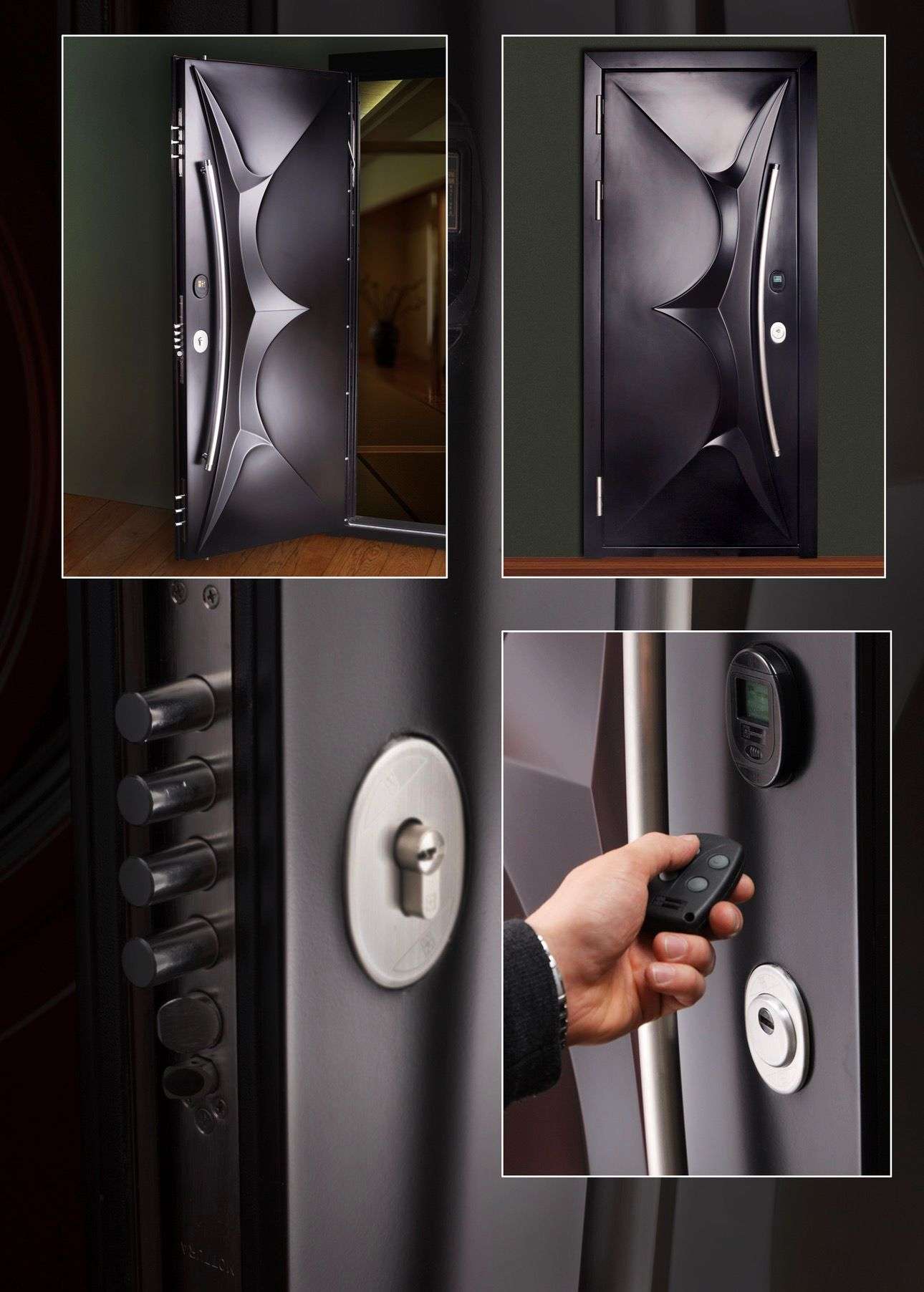 Mediterranean villa security entrance